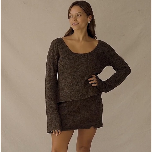Paloma Knit Set in Truffle - Picture 6 of 6